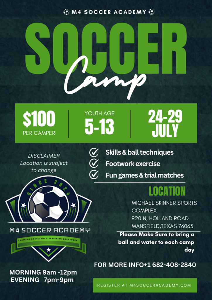 M4 SOCCER ACADEMY CAMP